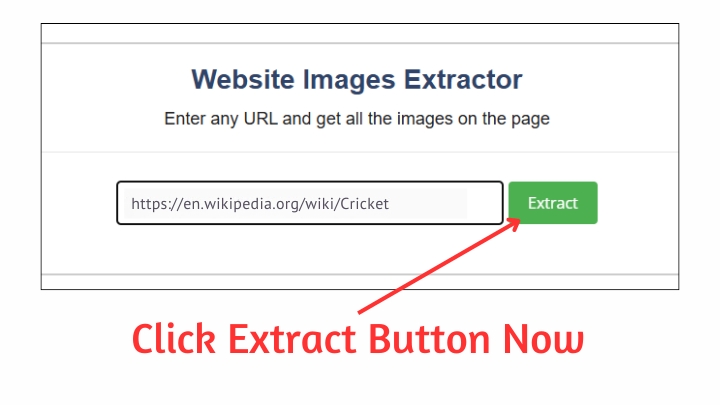 Click Extract Images